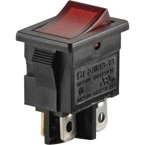 TRU COMPONENTS 1587539 Wipschakelaar TC-R13-73C-02 250 V/AC 6 A 2x uit/aan Continu 1 stuk(s)