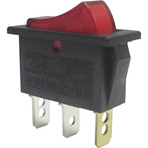 TRU COMPONENTS 1587532 Wipschakelaar TC-R13-91B-01 250 V/AC 10 A 1x uit/aan Continu 1 stuk(s)