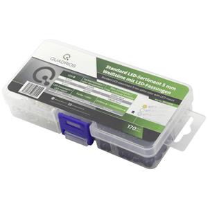 Quadrios LED-assortiment Warm-wit, Koud-wit 20 mA 3.0 V