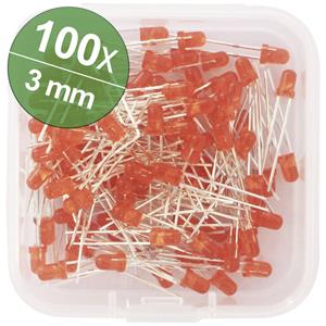 Quadrios LED-assortiment Rood 20 mA 2.0 V