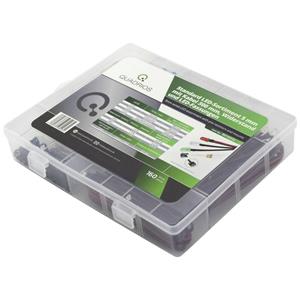 Quadrios LED-assortiment Rood, Groen, Geel, Blauw, Koud-wit, Warm-wit 20 mA 3.0 V