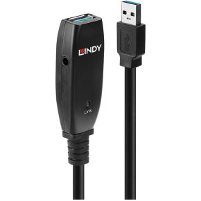 Lindy 43353 USB-kabel 3 m USB 3.2 Gen 1 (3.1 Gen 1) USB A Zwart