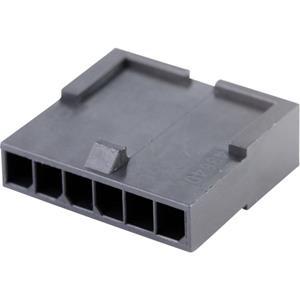 Molex 436400601 Female behuizing (kabel) Totaal aantal polen: 6 Rastermaat: 3 mm Inhoud: 1 stuk(s) Bag