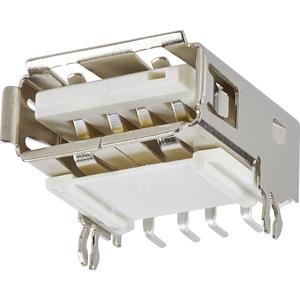 FCI Inbouwbus USB type A 2.0 Bus, inbouw horizontaal USB 1 Poort 87583-2010BLF  1 stuk(s)