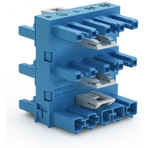 WAGO 770-1947 Steckverbinder WINSTA MIDI Stecker, gerade Gesamtpolzahl: 5 25A Blau 20St.
