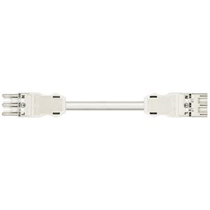 WAGO 771-9993/007-1202 Netz-Anschlusskabel Netz-Buchse - Netz-Stecker Gesamtpolzahl: 3 Weiß 12m 1St.