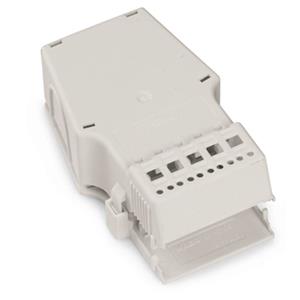 Trekontlastplaat, rastermaat 10,16 mm, lichtgrijs 832-533 WAGO Inhoud: 45 stuk(s)
