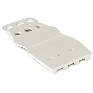 Trekontlastplaat, rastermaat 10,16 mm, lichtgrijs 832-535 WAGO Inhoud: 40 stuk(s)