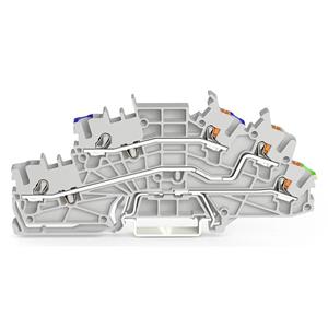 WAGO 2203-6546 Installationsklemme Cage Clamp-Anschluss Grau 50St.