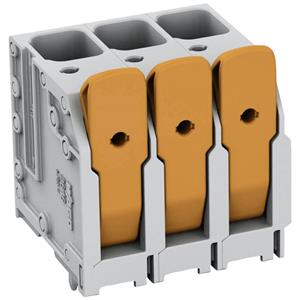 WAGO 2616-3103 Printklem 25 mm² Aantal polen 3 Grijs 40 stuk(s)