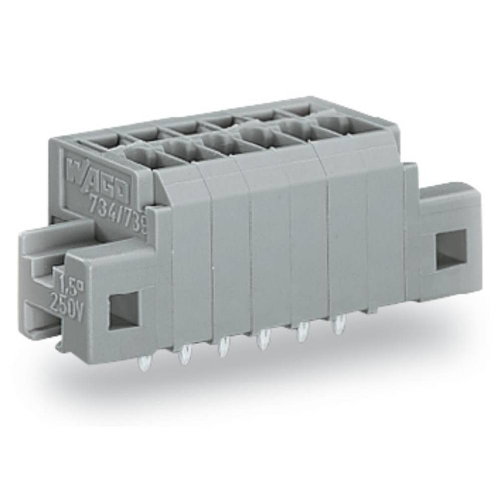 WAGO 739-310/001-000 Federkraftklemmblock 1.50mm² Polzahl (num) 10 Grau 80St.
