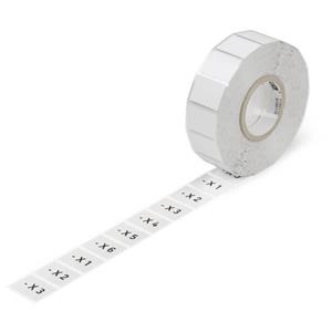 WAGO 210-847 210-847 Etiketten für Thermotransferdrucker Beschriftungsfläche: 22 x 22mm Silber Anz