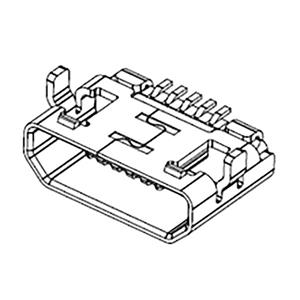 Molex Bus MOL Micro Solutions 1051640001  1 stuk(s)