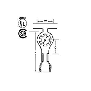 Molex 190840008 Ringkabelschoen 2000 stuk(s) Tape
