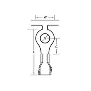 Molex 190850006 Ringkabelschoen 2000 stuk(s) Tape on Full reel