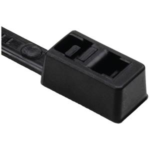 HellermannTyton 117-00008 T50LDH-PA66HS-BK (100) Kabelbinder 395mm 4.70mm Schwarz 100St.