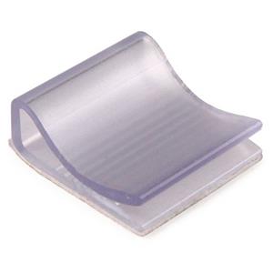 HellermannTyton FCC25-PVC-GY Befestigungsclip selbstklebend 154-00019 Grau