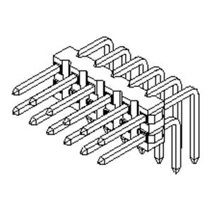 Molex 10883141 Male header, inbouw (standaard) Inhoud: 30 stuk(s) Tube