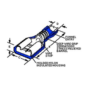 Molex 190030053 Flachsteckhülse Bulk