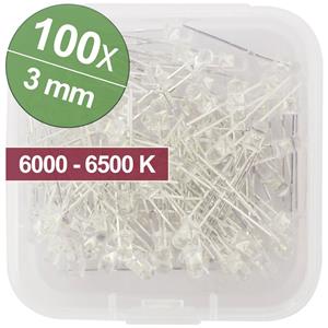 Quadrios LED-assortiment Koud-wit 20 mA 3.0 V