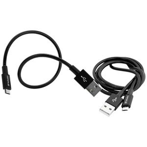 Verbatim Micro USB Cable Sync & Charge 100cm black + 30 cm black