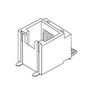 Molex Cat 3 Mod Jack/Plug 855105020 Buchse Schwarz