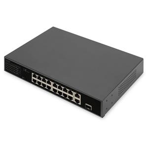 Digitus DN-95355 Netzwerk Switch 16 Port 10 / 100MBit/s PoE-Funktion