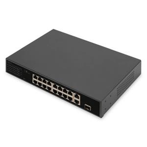 Digitus DN-95355 Netzwerk Switch 16 Port 10 / 100MBit/s PoE-Funktion