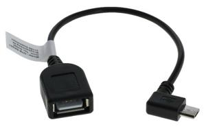 OTB USB Micro - USB-A | Adapter | 0.10 meter | USB2.0 High Speed/OTG (On-The-Go) | 