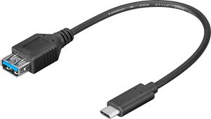 OTB USB-C - USB-A | Adapter | 0.20 meter | USB2.0 High Speed/OTG (On-The-Go) | 
