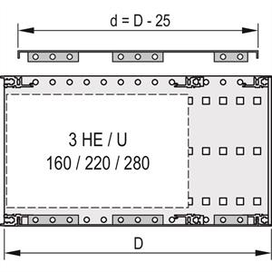 Schroff 24560079 Sichtblende 2St.