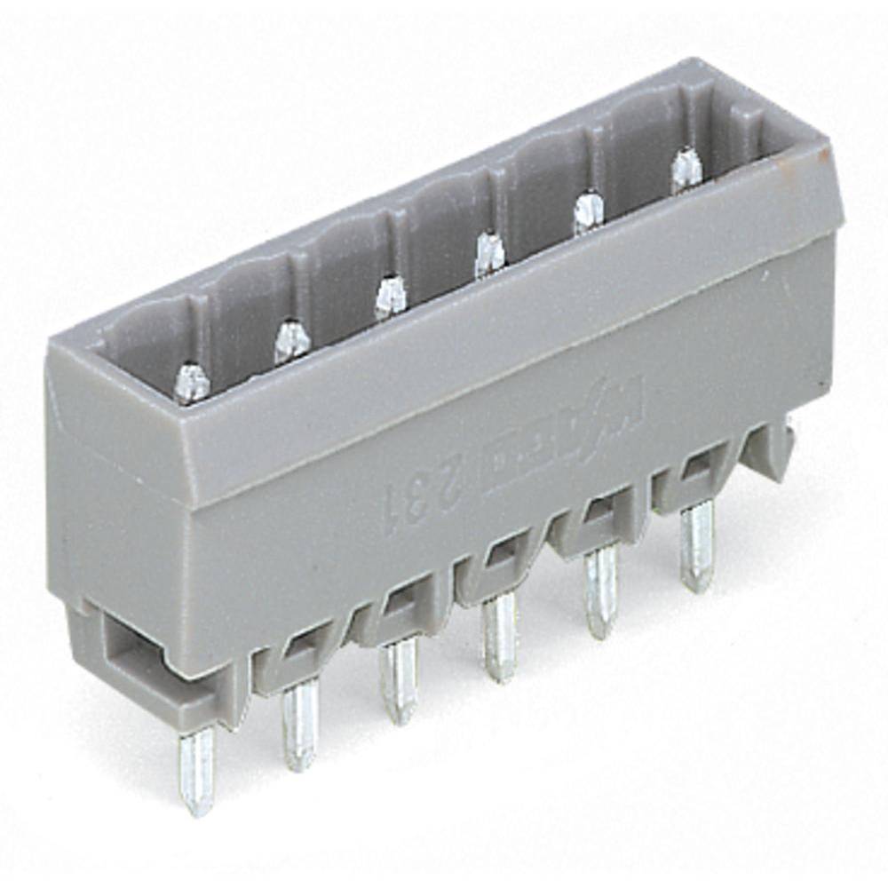 WAGO Stiftleiste (Standard) 300 Polzahl Gesamt 20 Rastermaß: 5mm 231-150/001-000 50St.