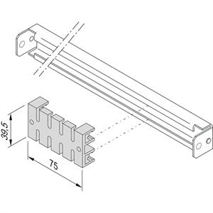 Schroff 60118472 Kabelsprossen 3St.