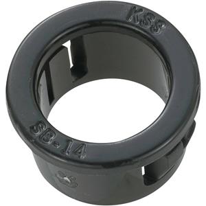 trucomponents TRU COMPONENTS TC-SBR14203 Kabeldurchführung Klemm-Ø (max.) 11.4mm Plattenstärke (max.) 3.2mm Pol