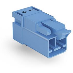 WAGO 890-3112/011-000 Netz-Steckverbinder 890 Stecker Gesamtpolzahl: 2 16A Blau 100St.