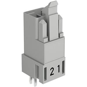 WAGO 890-812 Netz-Steckverbinder WINSTA MINI Stecker, Einbau vertikal Gesamtpolzahl: 2 16A Schwarz 1