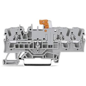 WAGO 2002-1772 Dreistock-Trenn- und Messklemme 5.20mm Push-In-Klemme Orange 50St.