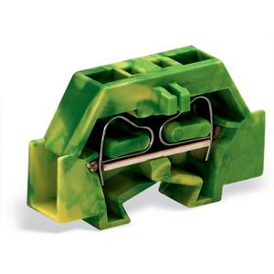 WAGO 261-327 Einzelklemme 6mm Zugfeder Belegung: PE Grün, Gelb 200St.