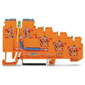 Wago 270-574/281-483 Initiatorklem 5 mm Spanveer Oranje 10 stuk(s)