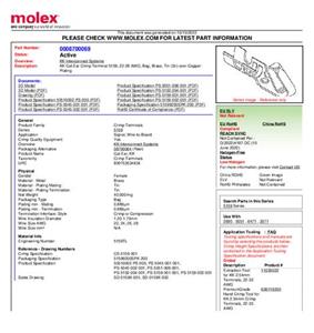 Molex 8700069 2.5MM W/B TERM 8700069  Inhoud: 1 stuk(s)