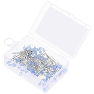 TRU COMPONENTS Bedrade LED Blue Rond 2500 mcd 30 ° 20 mA 2.7 V, 3.4 V