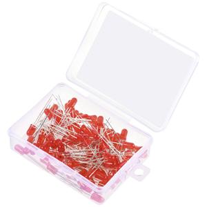 TRU COMPONENTS Bedrade LED Rood Rond 420 mcd 30 ° 20 mA 1.8 V, 2.4 V