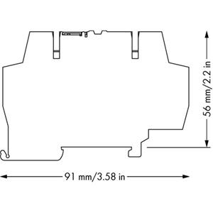 WAGO 859-398 Relaisklem Nominale spanning: 24 V/DC 1 stuk(s)