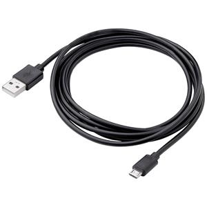 Akyga USB-Kabel USB-A Stecker, USB-Micro-B Stecker 1.80m Schwarz AK-USB-01