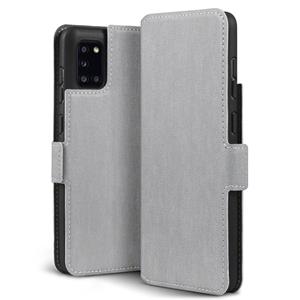 Qubits  slim wallet hoes - Samsung Galaxy A31 - Grijs