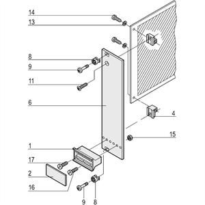 Schroff 20818020 19 modulesteunen 5 stuk(s)