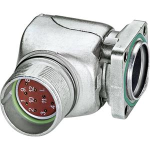 phoenixcontact Phoenix Contact M23 Gerätesteckverbinder. gewinkelt. drehbar 1607345 RF-17S1N8AAD00 Silber Inhalt: