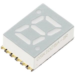 TRU COMPONENTS SMD-LED Geel 6 mcd Enkele cijfers display