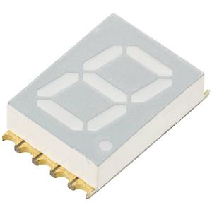 TRU COMPONENTS SMD-LED Rood 9 mcd Enkele cijfers display