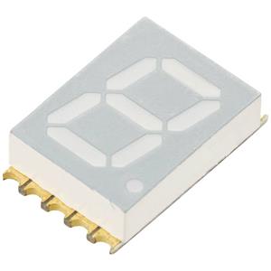 trucomponents TRU COMPONENTS SMD-LED Gelb 10 mcd Einzelziffer-Display